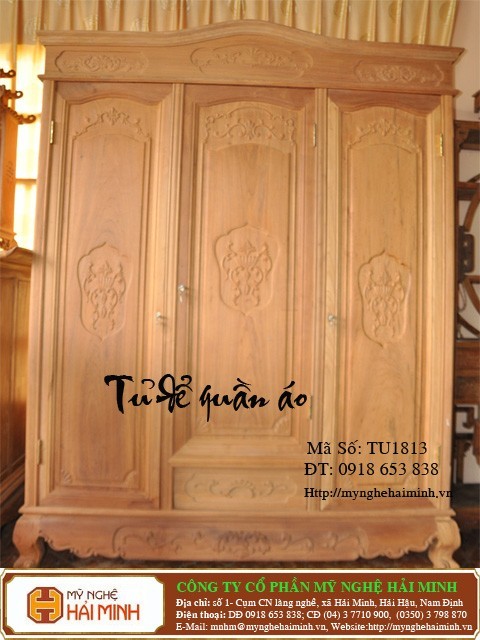 Tủ để quần áo - Mã số: TU1813