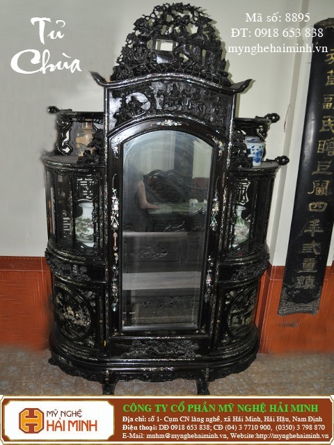 Tủ Chùa khảm ốc - Mã số: TU8895