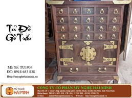 Tủ đồ gỗ Trắc -  Mã số TU1934