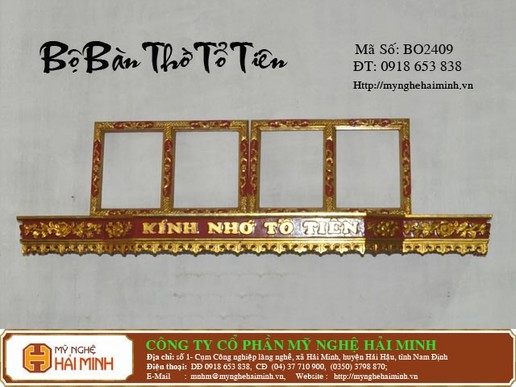 Bộ Bàn Thờ Tổ Tiên -  Mã số BO2409