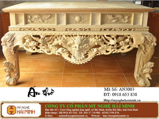Sập Thờ (Án thờ) - Mã số: AN3003