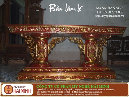Bàn làm lễ -  Mã số BAN2439 