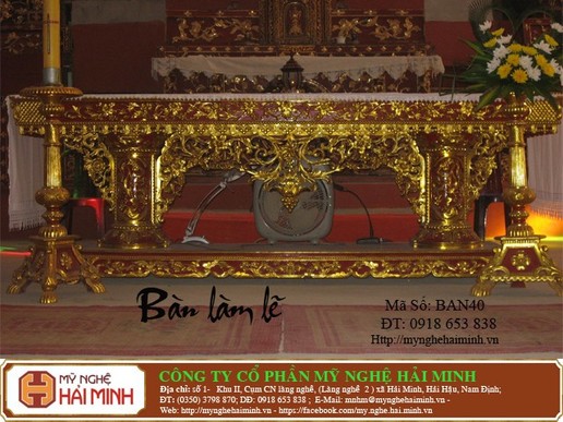 Bàn làm lễ -  Mã số BAN2440