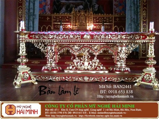 Bàn làm lễ -  Mã số BAN2441