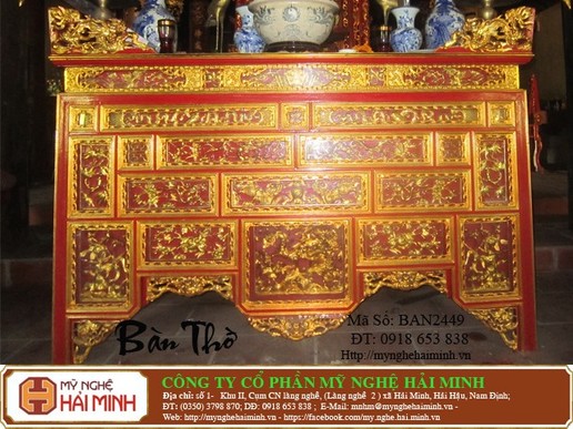  Bàn Thờ -  Mã số BAN2449