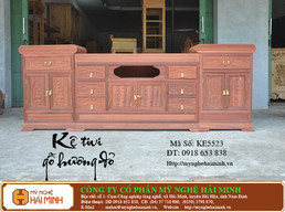 Kệ Ti vi gỗ hương đỏ (Nam Phi)  -  Mã số KE5523