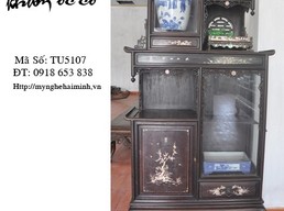 Tủ bày đồ khảm ốc cổ  -  Mã số TU5107 