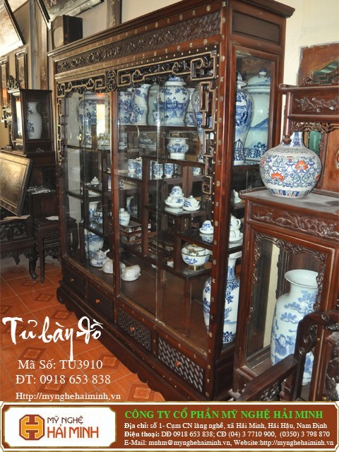 Tủ bày đồ  -  Mã số Tu3910 