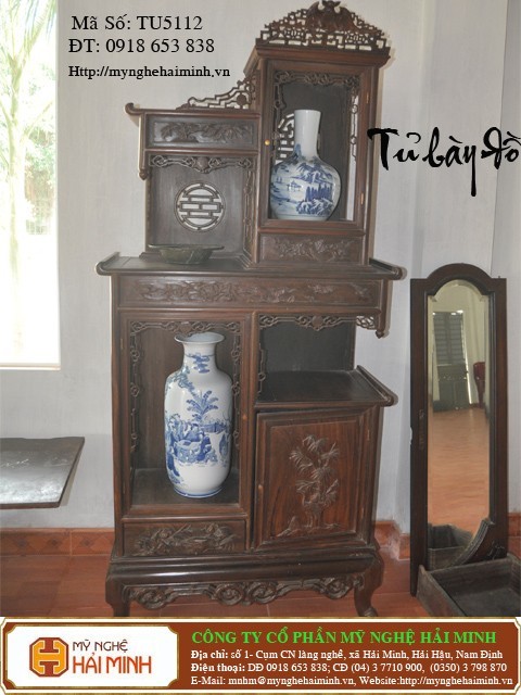 Tủ bày đồ  -  Mã số TU5112