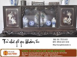 Tủ chè khảm ốc cổ -  Mã số TU5103