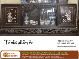 Tủ chè khảm  ốc   - Mã số: TU2707