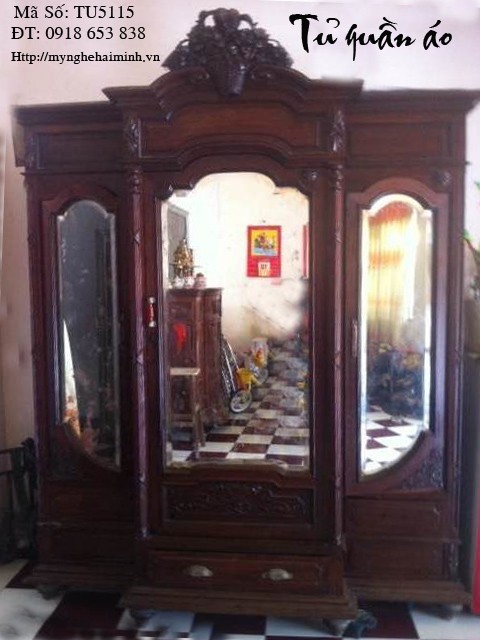 Tủ quần áo cổ  -  Mã số TU5115