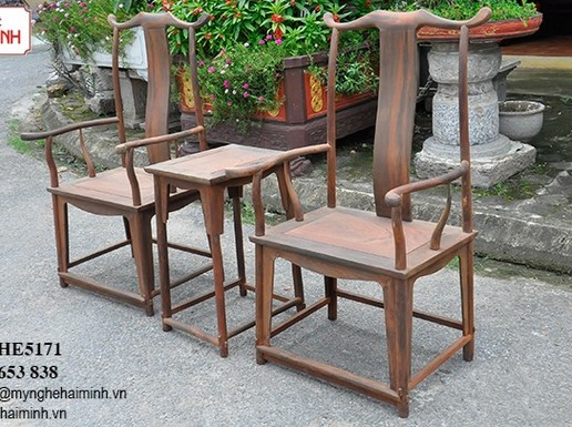Ghế vách Minh Quốc gỗ trắc - mã số: GHE5171