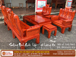 Salong Minh Quốc hộp gỗ hương đá - Mã số: SAL5862